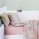 Jogo De Cama Lençol Maggy Casal 4 Peças Percale 200 Fios Estampado Quadri Rosa 80% Algodão - 20% Poliéster