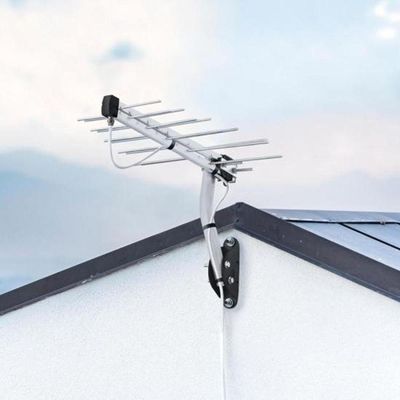 Antena Externa Log Para Tv Aquário Lu-20 Plus