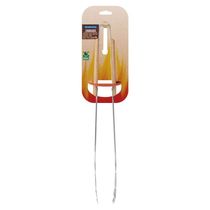 Pegador para Carvão Tramontina Churrasco 47,3cm em Aço Inox e Cabo de Madeira Natural