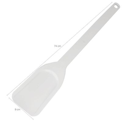Espátula Pá Plástica Branca Industrial Larga 74cm Caldeirão Cozinha Cinquetti Restaurante