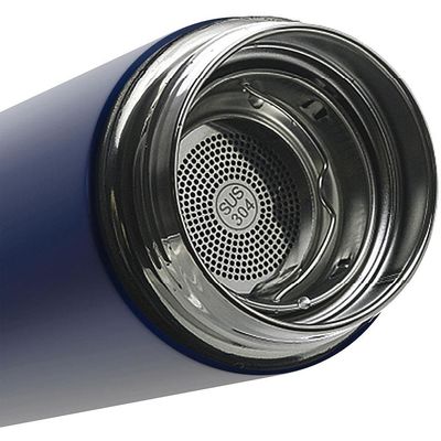 Garrafa Térmica Wolff com Termômetro Led Azul 500ml Azul
