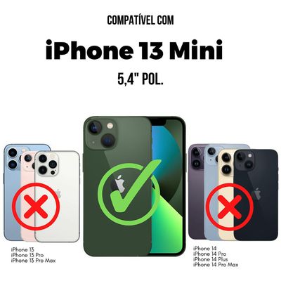 Película para iPhone 13 Mini - Traseira de Fibra de Carbono Preta - Gshield
