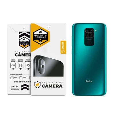 Película Defender Glass + Câmera + Nano Traseira + Capa Dual Shock X Para Redmi Note 9 - Gshield