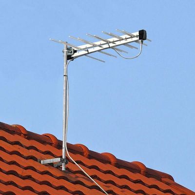 Antena Digital Externa Log Para Tv Hdtv-uhf-4k 12dbi 20 Ele