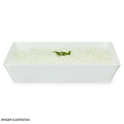 Travessa Melamina Branca 4L Profissional Servir Buffet Haus Concept Saladas Massas
