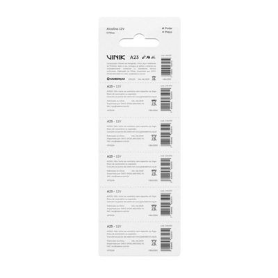 Bateria Alcalina A23 C-5 12v - Vba23b5