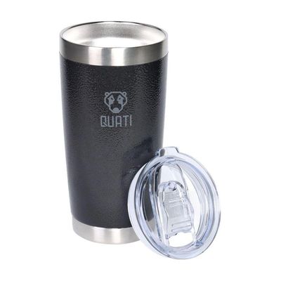 Copo Térmico Quati Com Tampa 591ml Preto - Cpct591