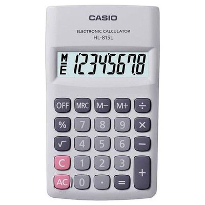 Calculadora De Bolso 8 Digitos Branco - Hl-815l-we