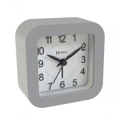 Relógio Despertador Quartz Cabeceira Luz Silencioso Preto - Preto