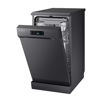 Lava-louças Samsung Black Inox com 10 Serviços, Limpeza Silenciosa e Display LED Preto / 220V