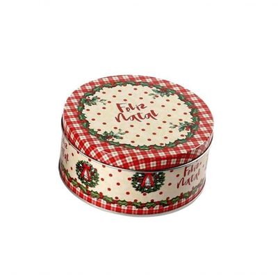 Jogo Com 03 Latas Redonda De Metal Natal Hj7435 - Rio Master