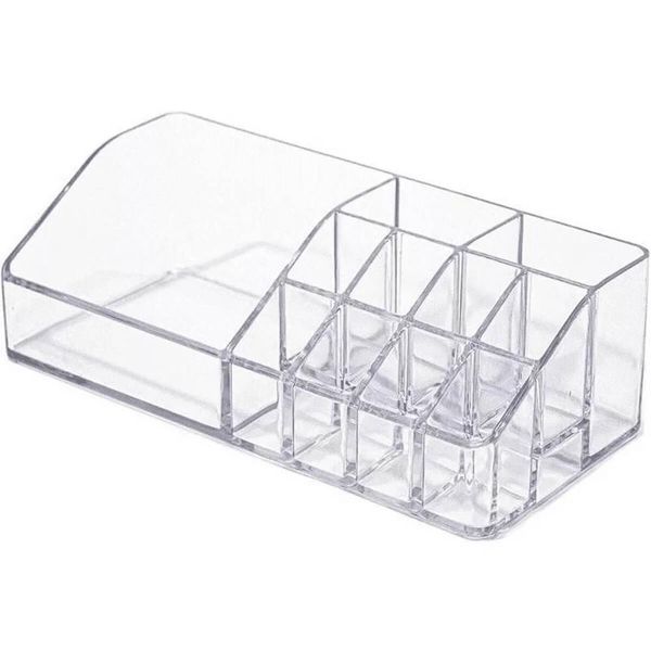 Porta Maquiagem de Acrílico com 12 Divisórias Organizador de Esmaltes Joias perfumes