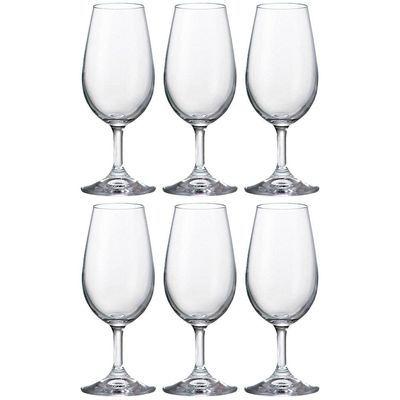 Conjunto de Taças Bohemia em Cristal 210ml - 6 Peças Transparente