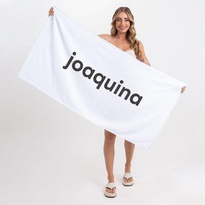 Toalha De Praia - Praia Da Joaquina Branco