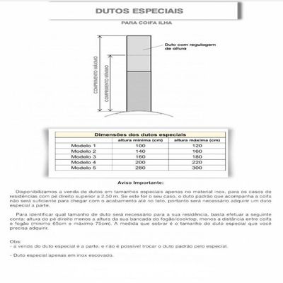 Coifa Ilha Retangular 75Cm 3 Velocidades Inox Inox 220V 220V