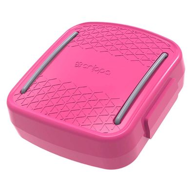 Porta Cotonetes Portátil Rosa para Viagem Acessórios com Elástico Interno Crippa
