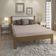 Cama de Casal Amêndoa Branco 146,7x196x92cm MDP Tecnomobili CM8005 até 260kg