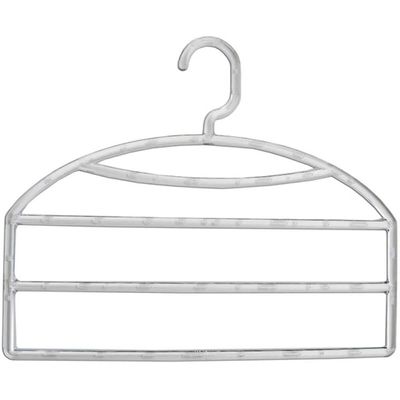 Kit 20 Cabides Triplos Organizar Calças Calceiros Transparentes Closet Guarda Roupas Cinquetti