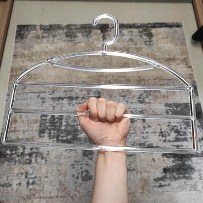 Kit 20 Cabides Triplos Organizar Calças Calceiros Transparentes Closet Guarda Roupas Cinquetti