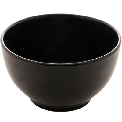 Bowl Lyor Preto Cerâmica 680ml Cronus Cumbuca Tigela Saladas Caldos Sobremesas