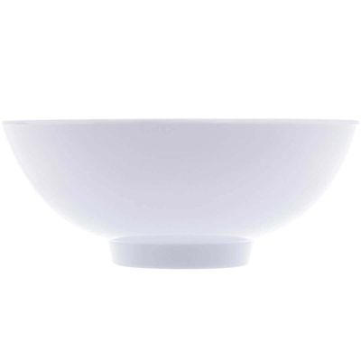 Conjunto 6 Bowls de Melamina Brancos 400ml Cumbuquinhas Tigelas Lyor Sobremesa Frutas