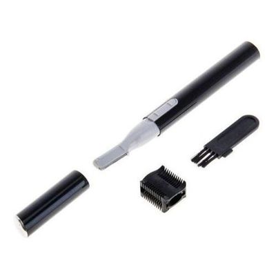 Mini Aparador Elétrico Sobrancelhas Buço Caneta Depiladora Caneta Preta