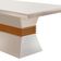 Mesa Para Sala De Jantar Lucy 120cm Em Mdf E Vidro