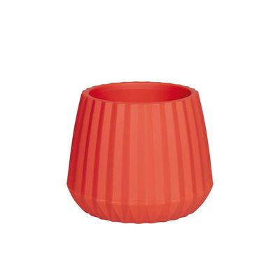 Vaso Cachepot Wave 25cm Argila