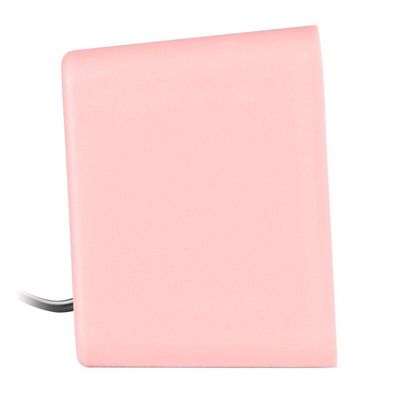 Caixa De Som 2.0 Usb 5v 2x 1w Com Controlador De Volume Rosa