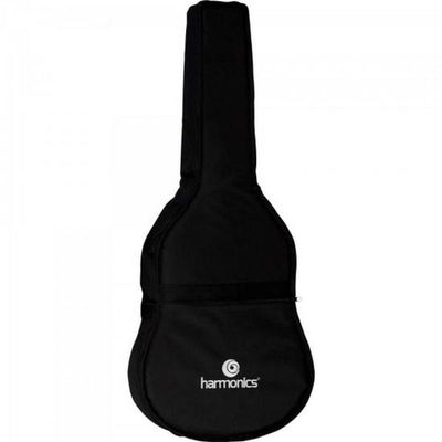 Capa Para Violão Folk Harmonics Nylon Luxo Preta