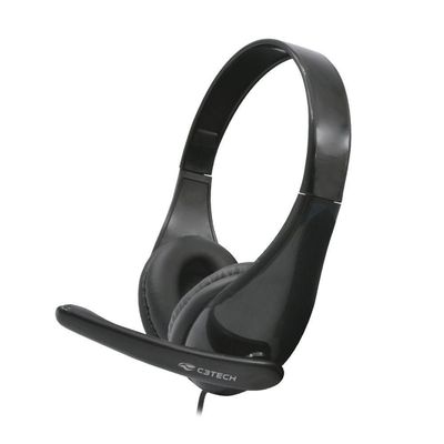 Fone C3 Tech Com Microfone Usb Ph-340bk - Preto