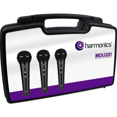 Kit De Microfone Harmonics Mdu201 Com 3 Microfones...