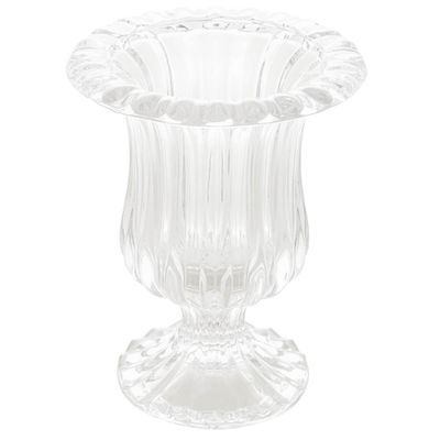 Vaso de Vidro para Flores Decoração 11x14,5cm Escritório Sala Hall de Entrada Lyor