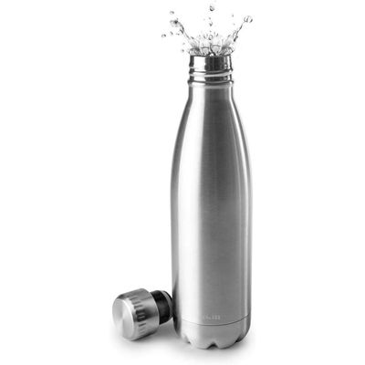 Garrafa de Inox 1 Litro Resistente a Vácuo - Squeeze para Academia, Esportes, Suco e Chá