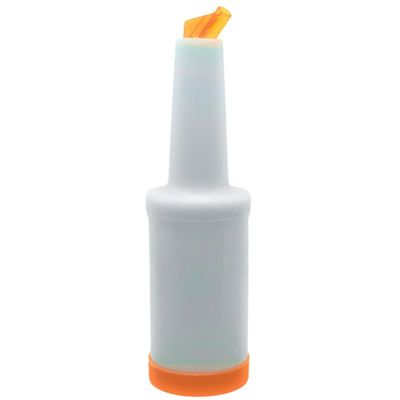 Kit 4 Garrafa Store'n Pour 1L Laranja Bartender Xaropes Drinks Molhos