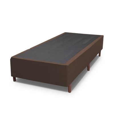 Base Box Queen Size Prince Sued 0,79x1,97x0,32 Tabaco