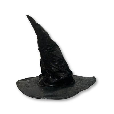 Chapéu De Bruxa Preto Com Fecho Luxo Halloween