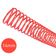 Espiral para Encadernação Vermelho 14mm 85 Folhas 100 und