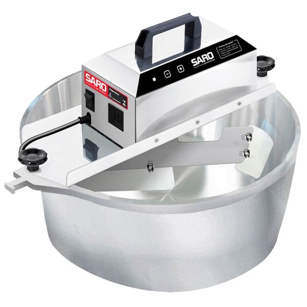 Misturador Elétrico Automático para Massas de Doces e Salgados 21 Litros Bivolt Inox Saro
