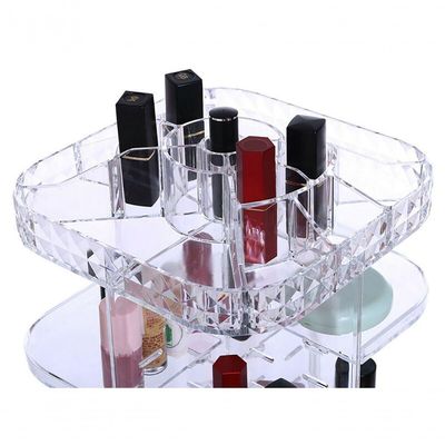 Organizador Porta Maquiagem Cosméticos Grande Em Acrílico Gt914