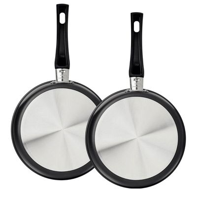 Omeleteira Alumínio Antiaderente Starflon Tramontina Frigideira Dupla 20cm Grafite