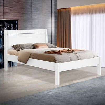 Cama de Casal Barreto Siena Branco