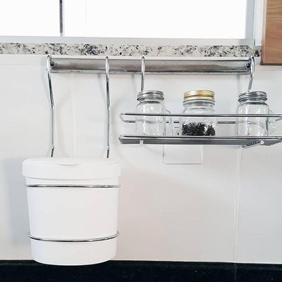 Suporte Em Barra 40cm Para Cozinha Utensilio Aço Inox Brinox