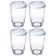 Kit 4 Queijeiras Farinheiras Plásticas com Tampa 350ml Branc