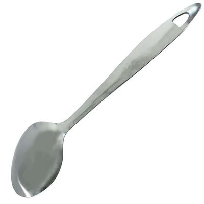 Conjunto 6 Colheres para Servir Arroz Molhos 24,5cm Aço Inox Restaurantes Hotéis Casa Brinox