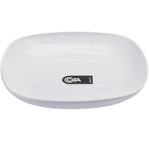 Prato Quadrado 17,2cm Branco Coza Essential Petiscos Frutas Sanduiche Mesa