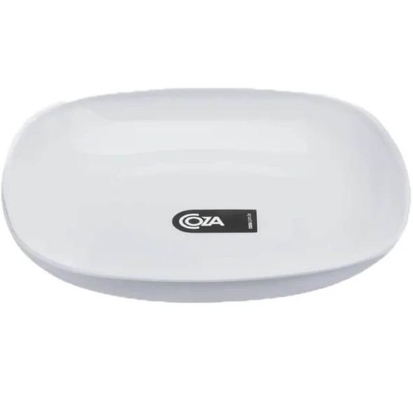 Prato Quadrado 17,2cm Branco Coza Essential Petiscos Frutas Sanduiche Mesa
