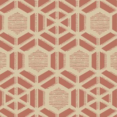 Papel De Parede Capri Geométrico Dourado 190512606