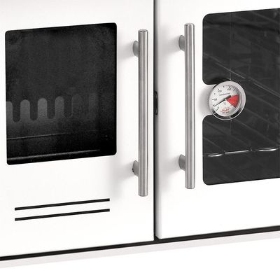 Fogão A Lenha Eclipse Direito Branco Chapa Aluminio N2