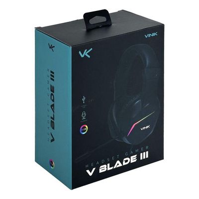 Fone De Ouvido Headset Gamer Vinik V Blade Iii Usb - Led...